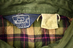 Vintage 1980s Woolrich Woman Green Windbreaker Jacket