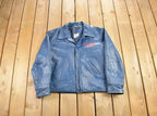 Vintage 1980s Athletes Wear Co. LTD Leather Jacket