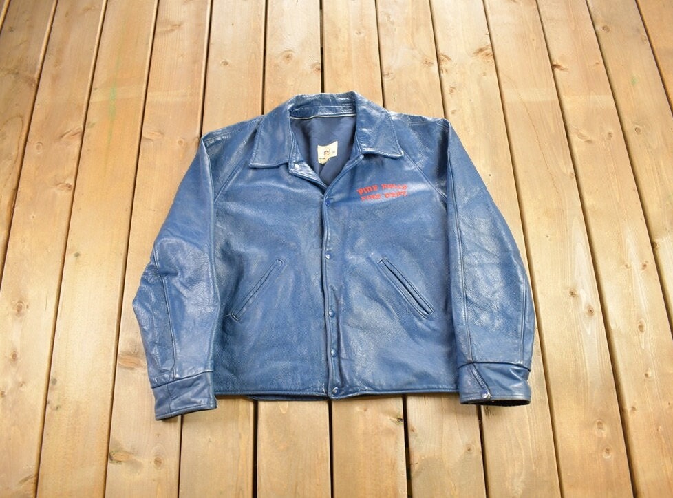 Vintage 1980s Athletes Wear Co. LTD Leather Jacket