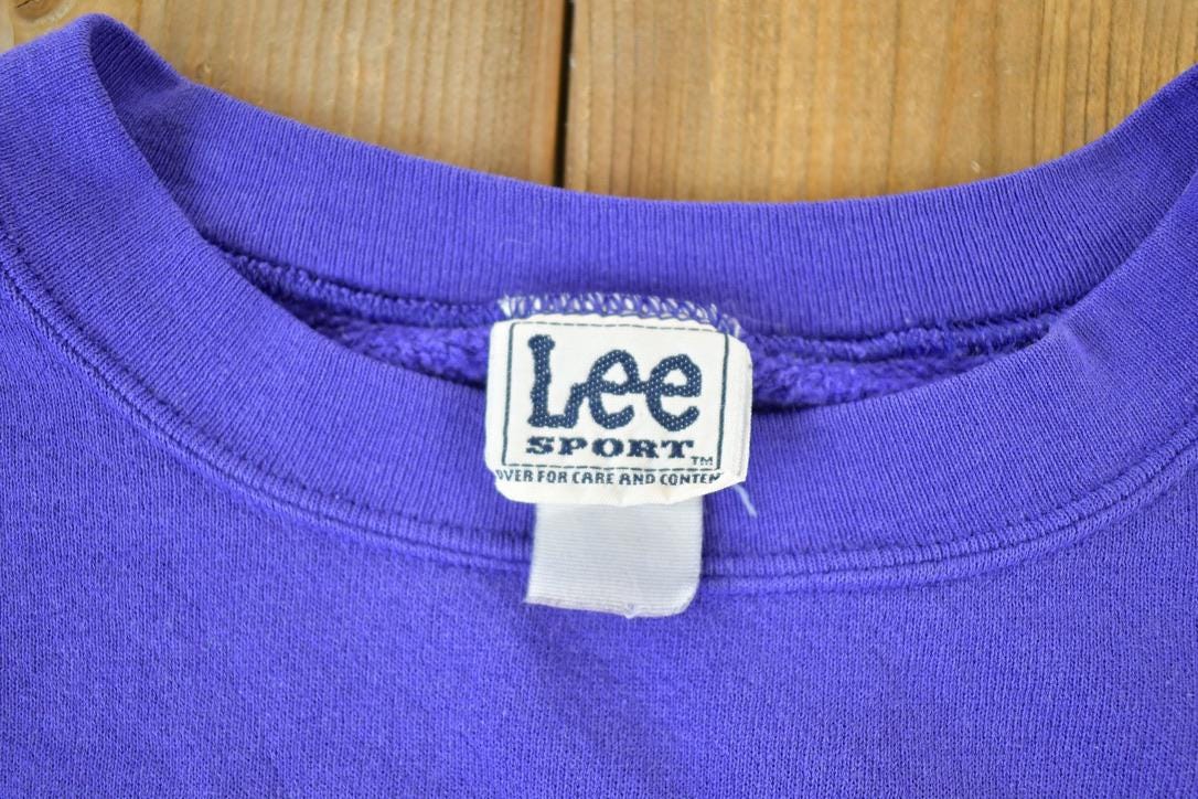 Vintage 1990s Minnesota Vikings NFL Lee Sport Crewneck Sweatshirt