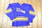 Vintage 1970s Wein Hockey Jersey Sweatshirt Mens S