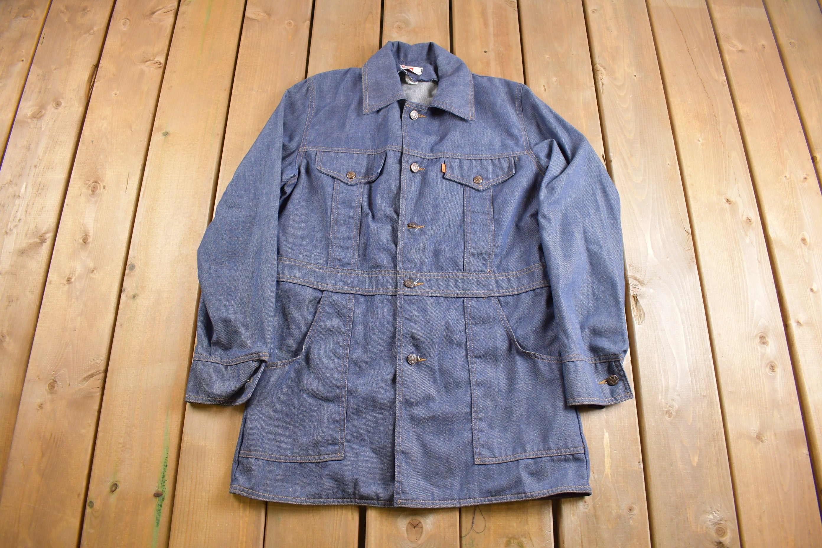 Vintage 1970s Levi's Orange Tab Lightweight Jean Jacket