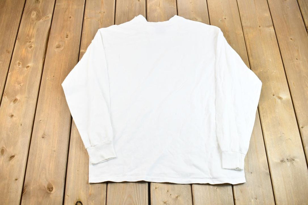 Vintage 1998 MHSAA Track and Field Finals Long Sleeve Postage Stamp Graphic T-Shirt