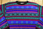 Vintage 1990's Alfred Dunner Abstarct Knitted Sweater