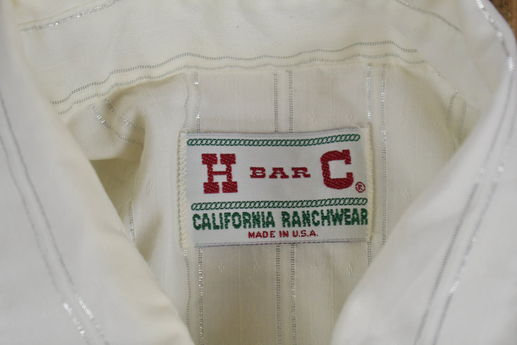 Vintage 1980s H Bar C Western Shirt Button Up