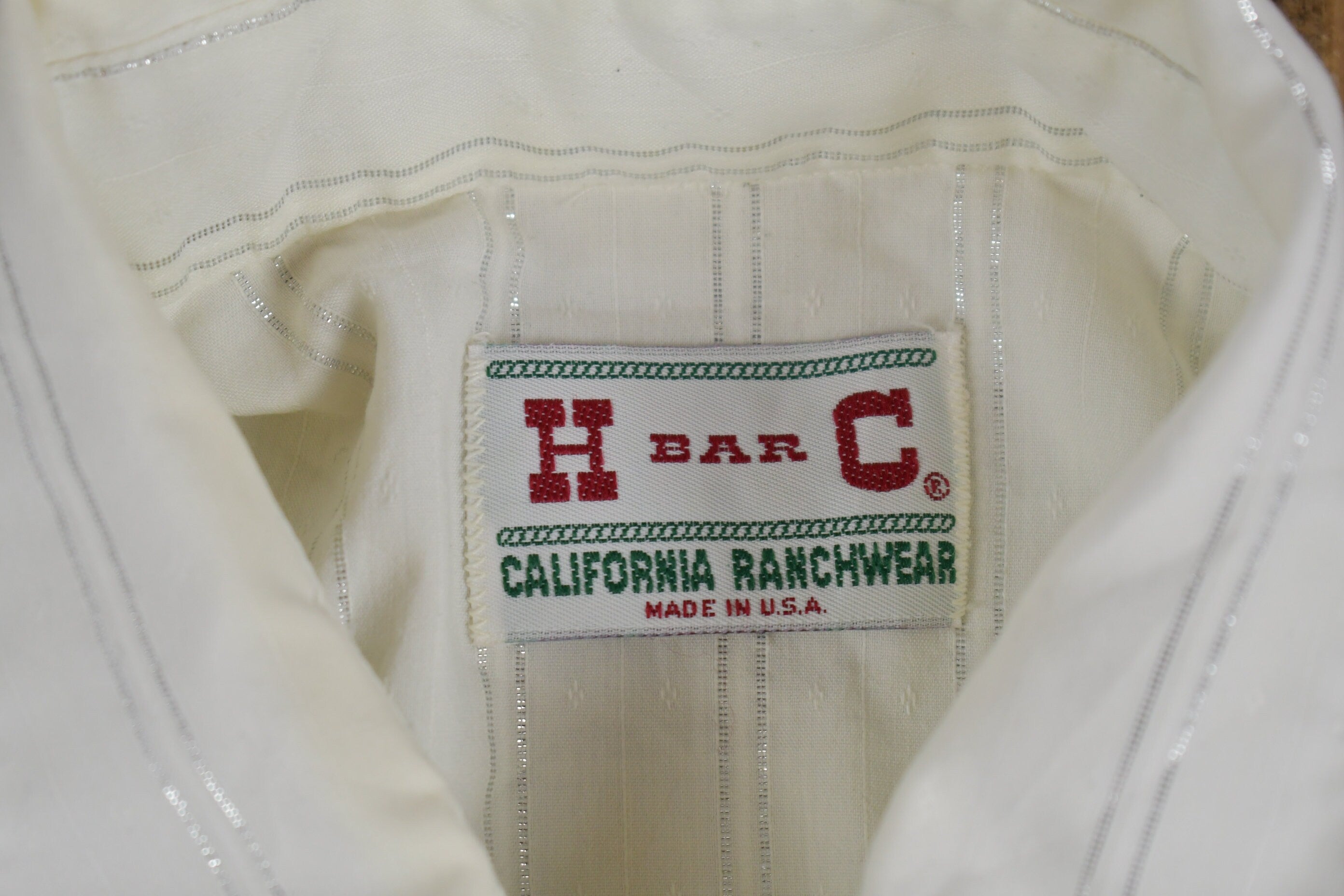Vintage 1980s H Bar C Western Shirt Button Up
