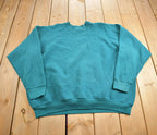 Vintage 1990s Blank Fruit Of The Loom Crewneck Sweatshirt Made In USA