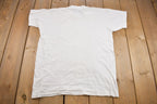 Vintage 1990s Claybrooke Blank White T Shirt