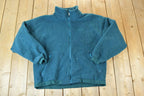 Vintage 1990s Lands End Fleece Outdoorsman Sweater