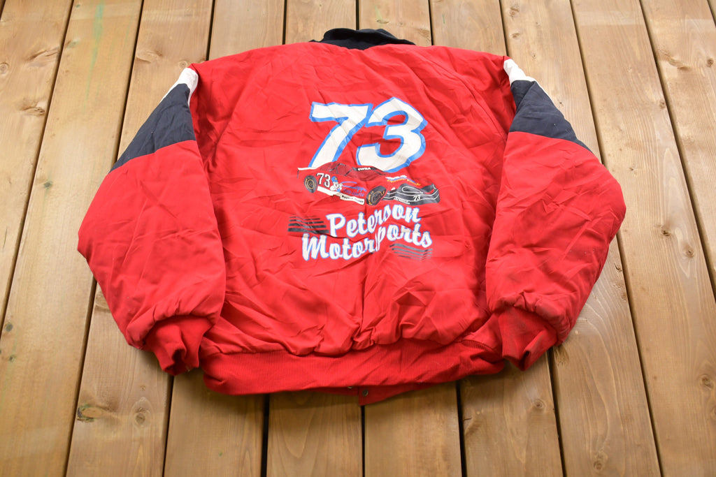 Vintage 1980s North Trail Copps Racing Windbreaker Jacket