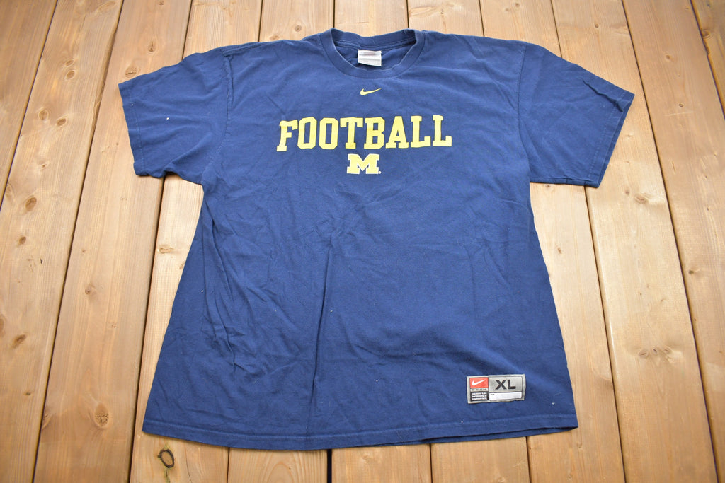 Vintage 1990s University of Michigan Wolverines Football Collegiate T-Shirt