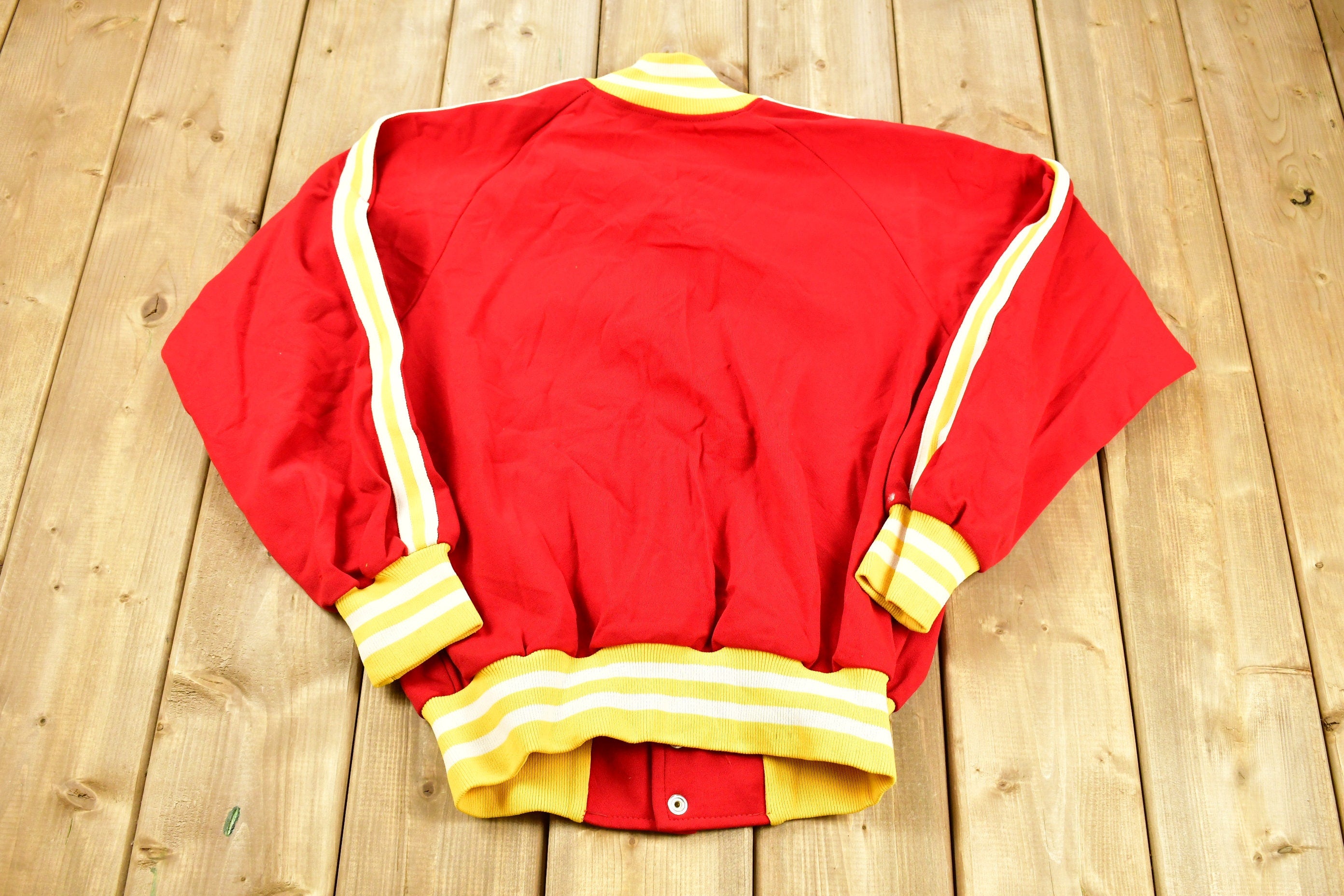Vintage 1980s New Jersey Rockets Snap Button Windbreaker Jacket