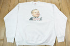 Vintage 1990s Cute Baby Face Crewneck Sweater