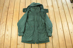Vintage 1990s Eddie Bauer Down Hooded Jacket Women's Small