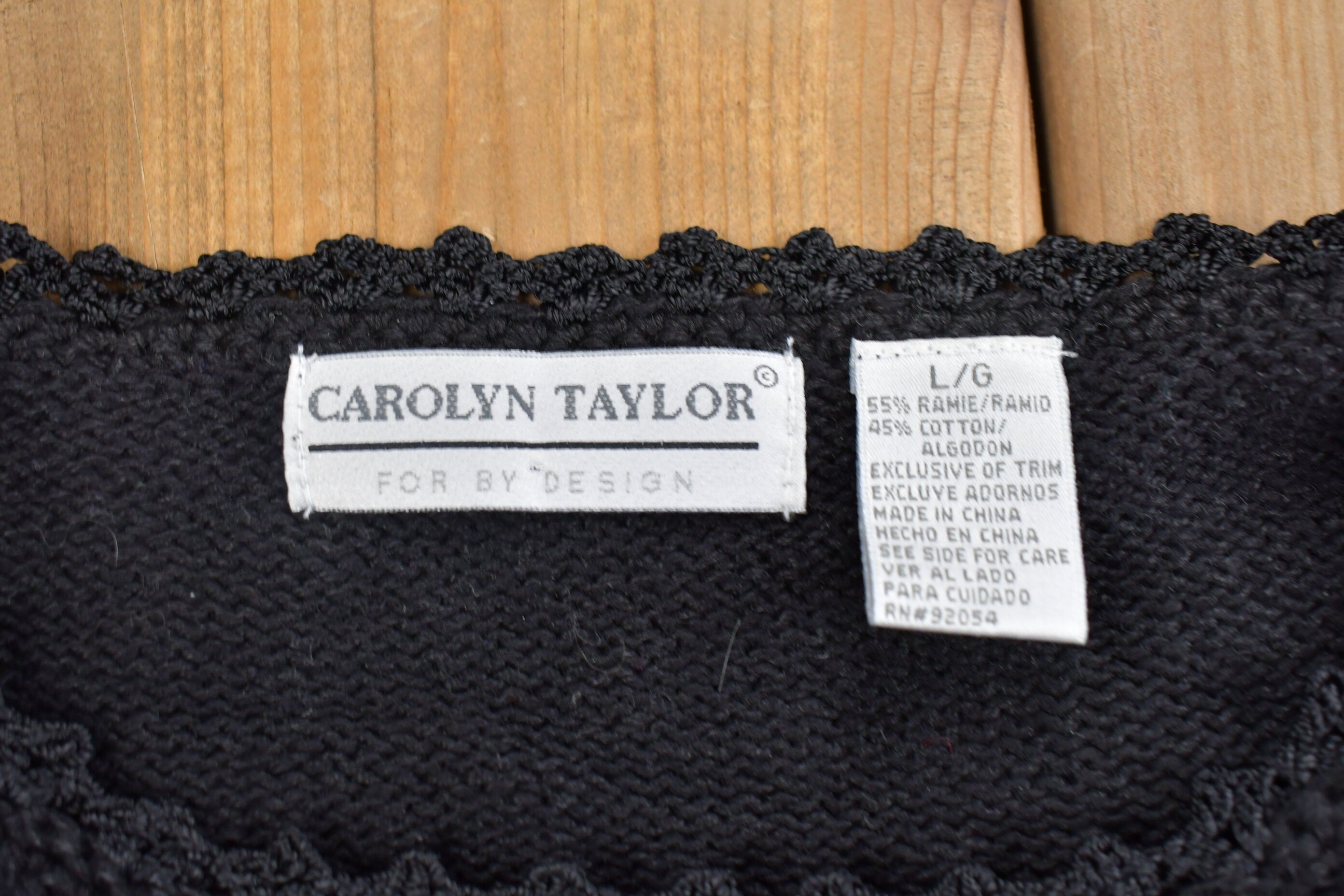 Vintage 1990s Carolyn Taylor Knitted Floral Crewneck Sweater