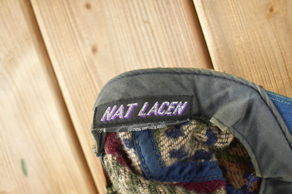 Vintage 1990s Nat Lacen Ski Embroidered Blanket Hat