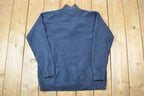 Vintage 1990s Lauren Ralph Lauren Quarter Zip Knit Mock Neck Sweater
