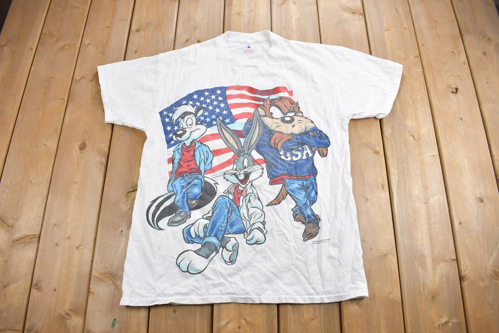 Vintage 1996 Looney Tunes Ralph Lauren Theme Cartoon T-Shirt