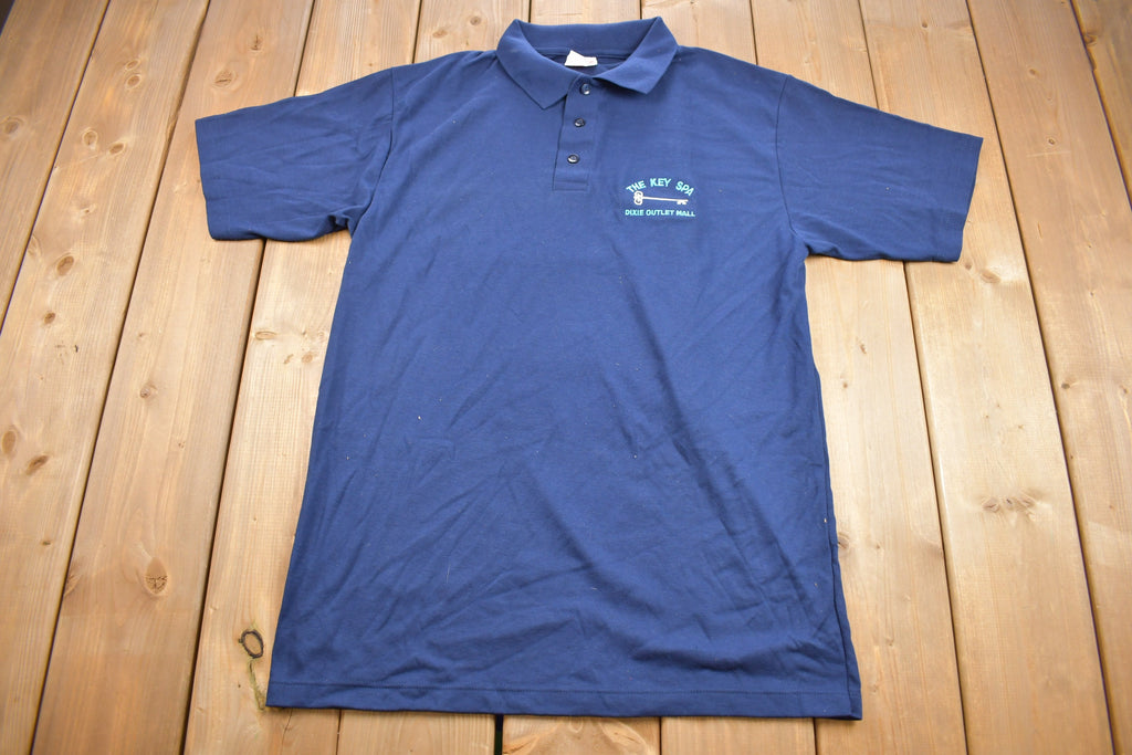 Vintage 1990s The Key Spa Outlet Mall Uniform Shirt