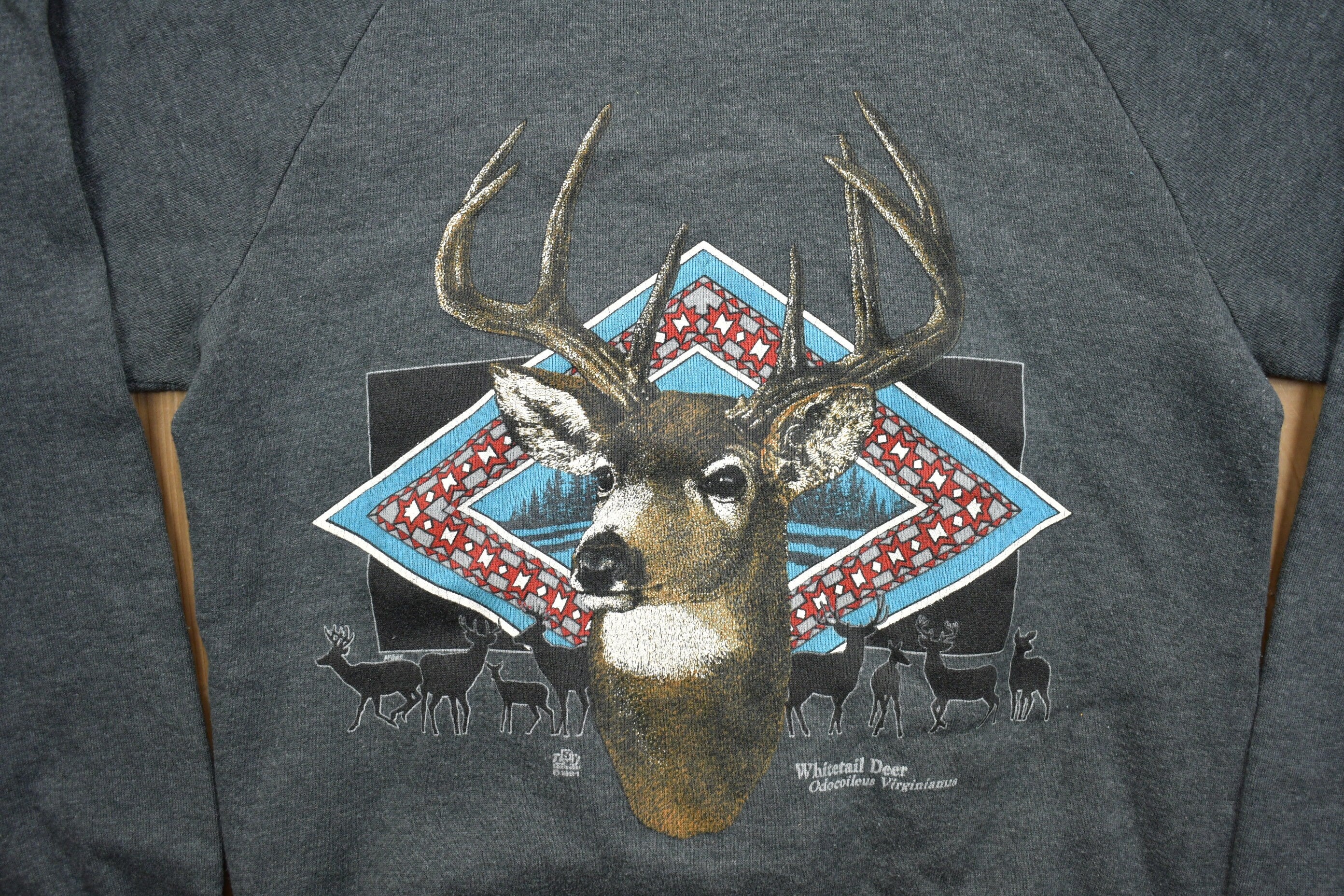 Vintage 1990s Whitetail Deer Crewneck