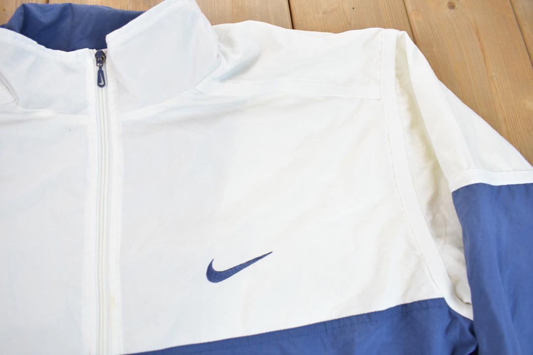 Vintage 1990s Nike Mini Swoosh Zip Up Windbreaker Jacket