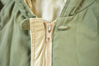 Vintage 1980s Military Styled Long Light Jacket