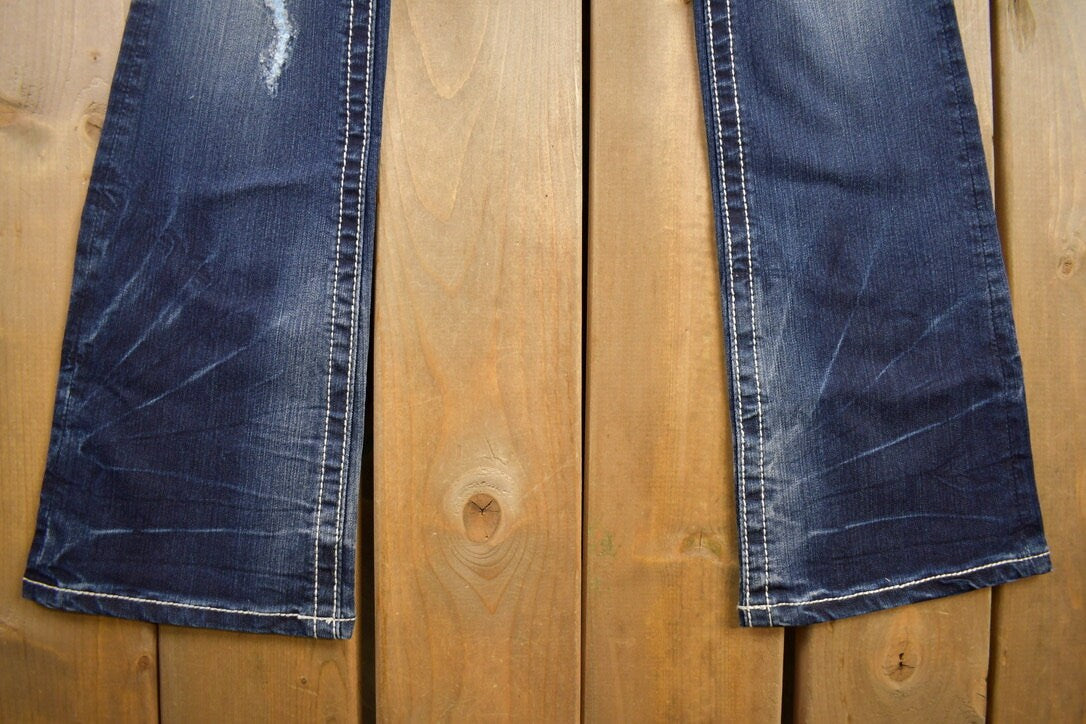 Vintage Y2K Miss Me Bedazzled Low Rise Jeans Size 26x31