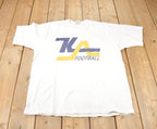 Vintage 1990s KA Football Cavs Collegiate Graphic T-Shirt Made In USA