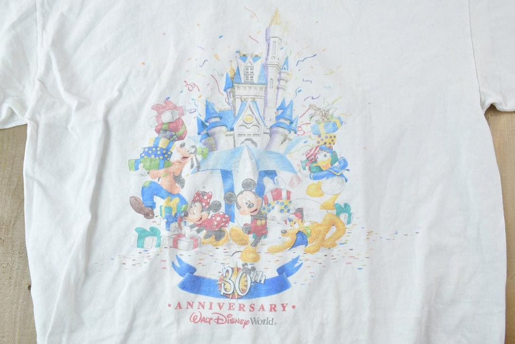 Vintage 1990s Walt Disney World 30th Anniversary Promo T-Shirt