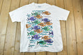 Vintage 1990s Naples Single Stitch Fish T-Shirt