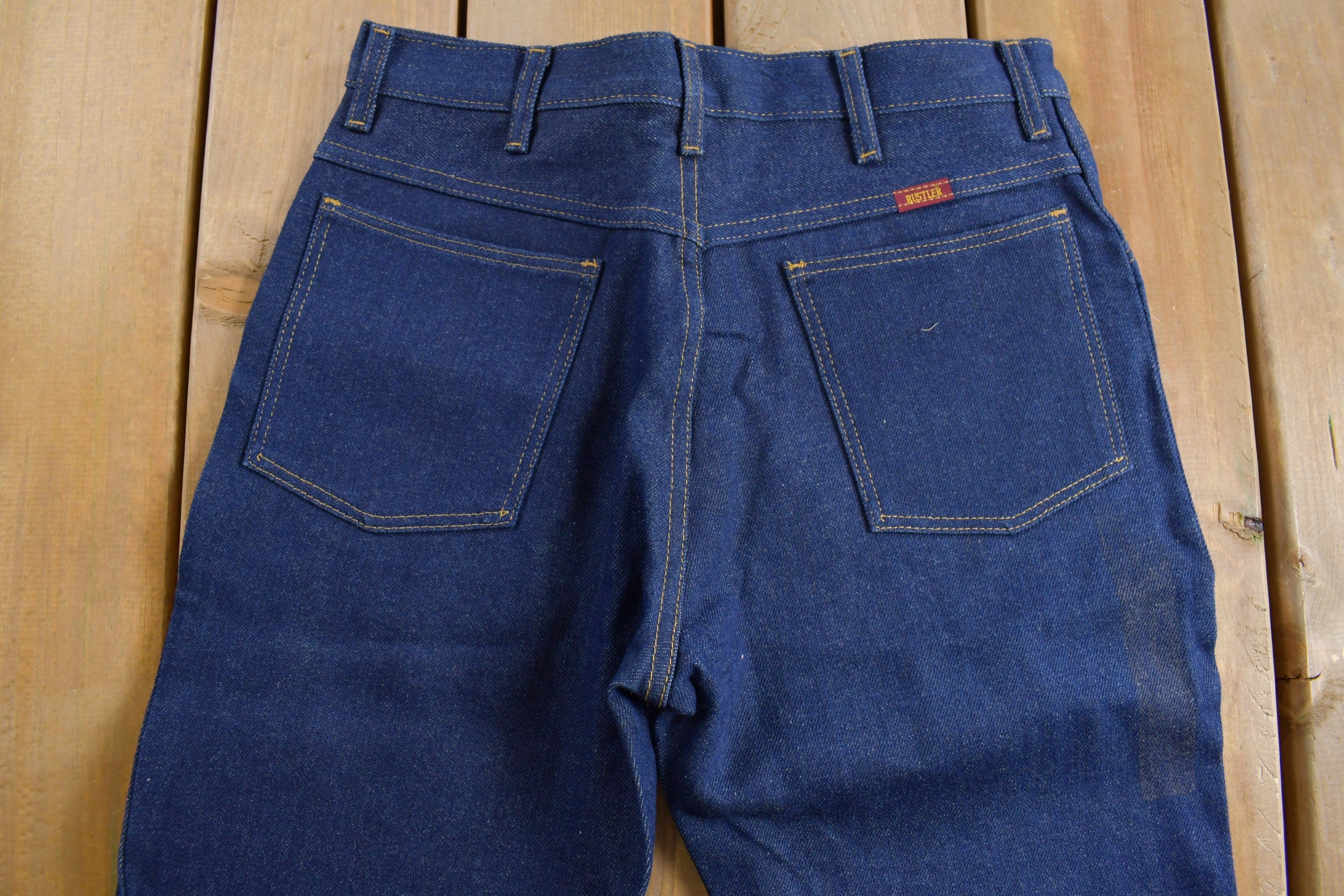 Vintage 1990s Rustler Indigo Wash Jeans Size 32 x 30
