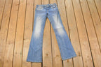Vintage Deadstock Y2K Miss Me Bedazzled Low Rise Jeans Women's Size 26x31