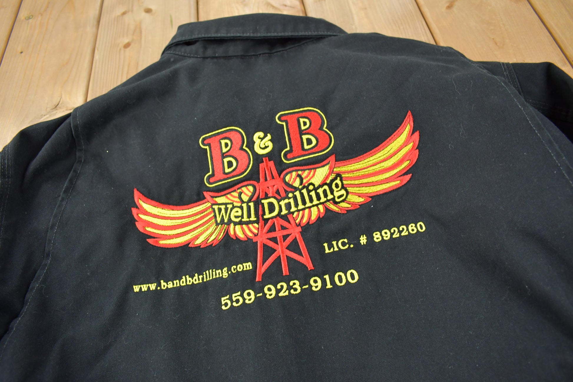 Vintage Y2K Embroidered Carhartt Detroit Jacket Size L Oil Drilling Company