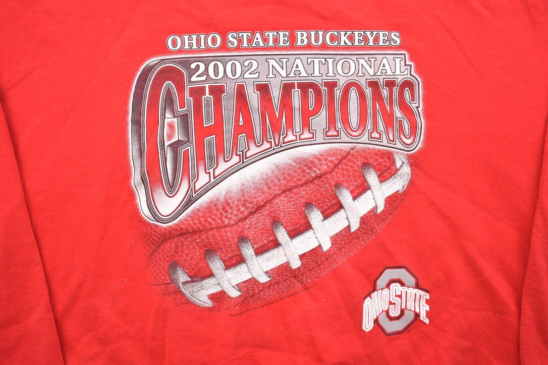 Vintage 2002 National Champions University Of Ohio Collegiate Crewneck