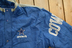 Vintage 1990s Pro Line Dallas Cowboys Windbreaker Jacket