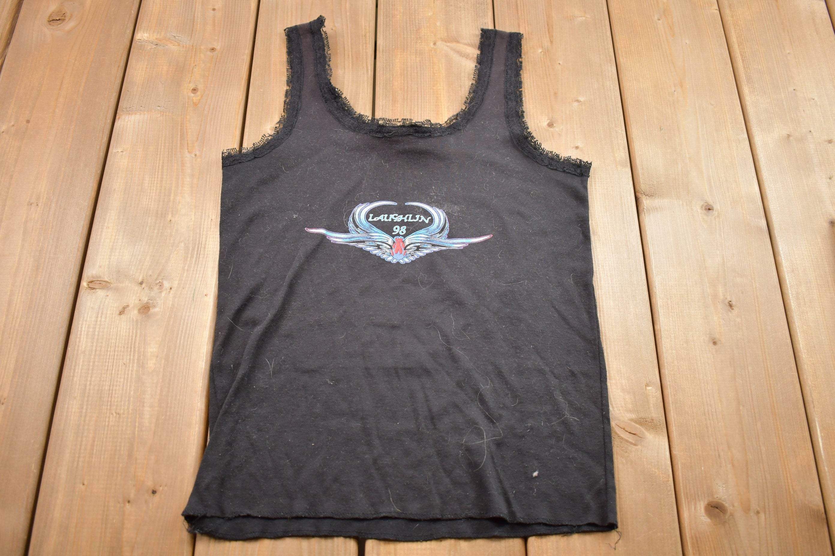 Vintage 1998 Laughlin Spring Run Graphic Tank Top