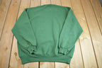 Vintage 1990s Green Russel Athletics Crewneck Sweatshirt Made In USA- XL