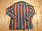 Vintage 1990s REPP Vertical Striped Button Up Shirt