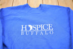 Vintage 1980s Hospice Buffalo Raglan Crewneck Sweatshirt