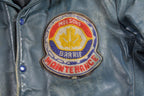 Vintage 1980s Molsons Maintenance Barrie Leather Jacket
