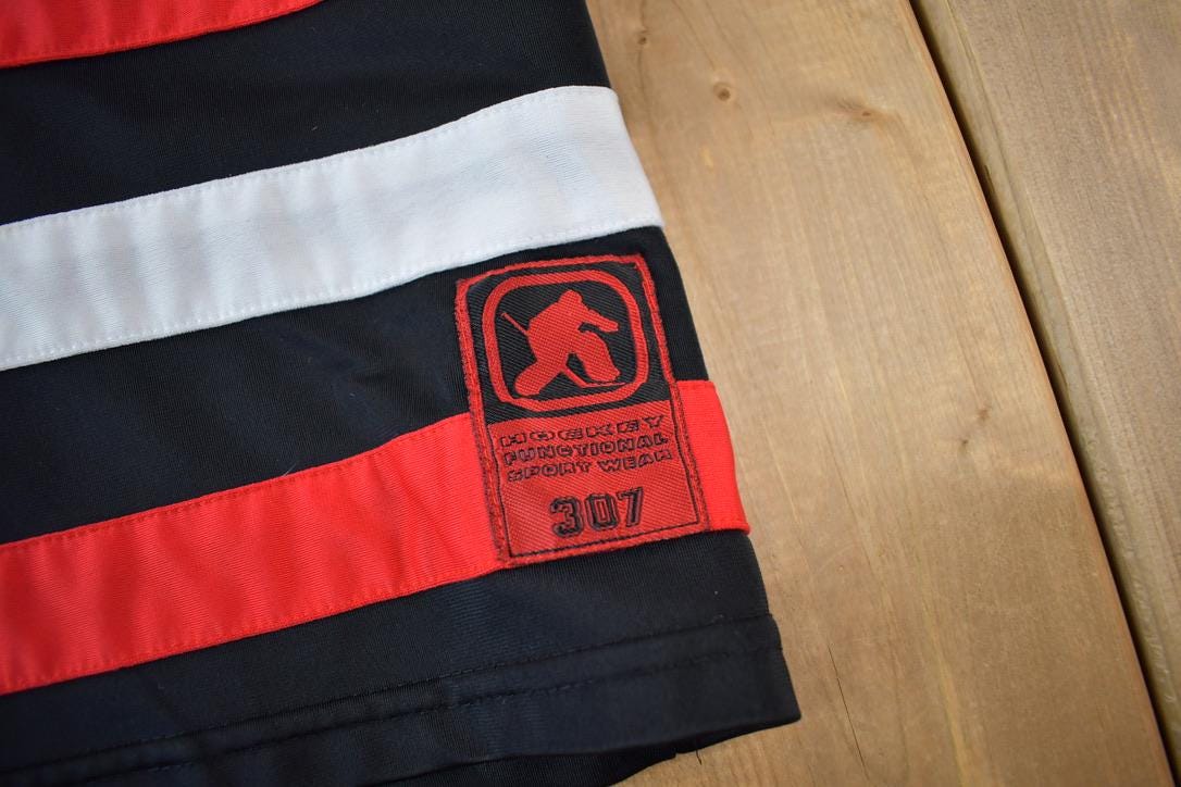 Vintage 1990s Harlem Embroidered Hockey Jersey Size XL