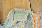 Vintage 1990s Coogi Made In Australia 3D knit 100% Cotton Abstract Pattern Crewneck Sweater Dress