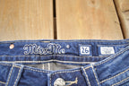 Vintage Y2K Miss Me Bedazzled Low Rise Jeans Size 26x34