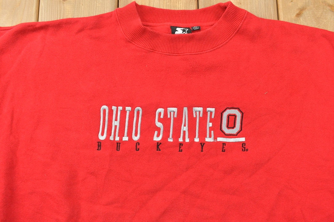 Vintage 1990s Ohio State University Buckeyes Collegiate Starter Crewneck