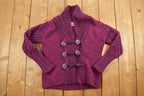 Vintage 1980s Aran Crafts Cable Knit Sweater