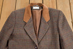 Vintage 1980s Charles Klein Herringbone Wool Blazer