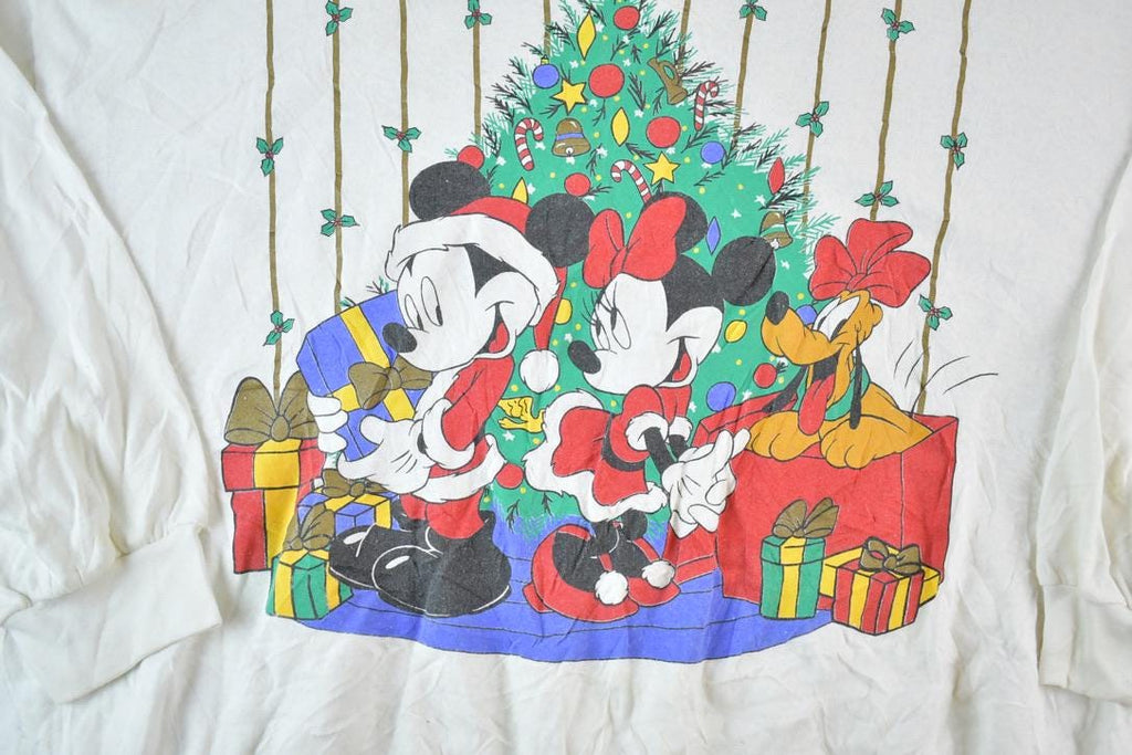 Vintage 1990s Mickey Mouse Disney Christmas Crewneck