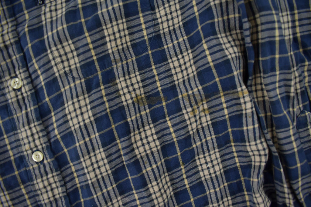 Vintage 1990s Brooks Brothers Flannel Button Up Shirt