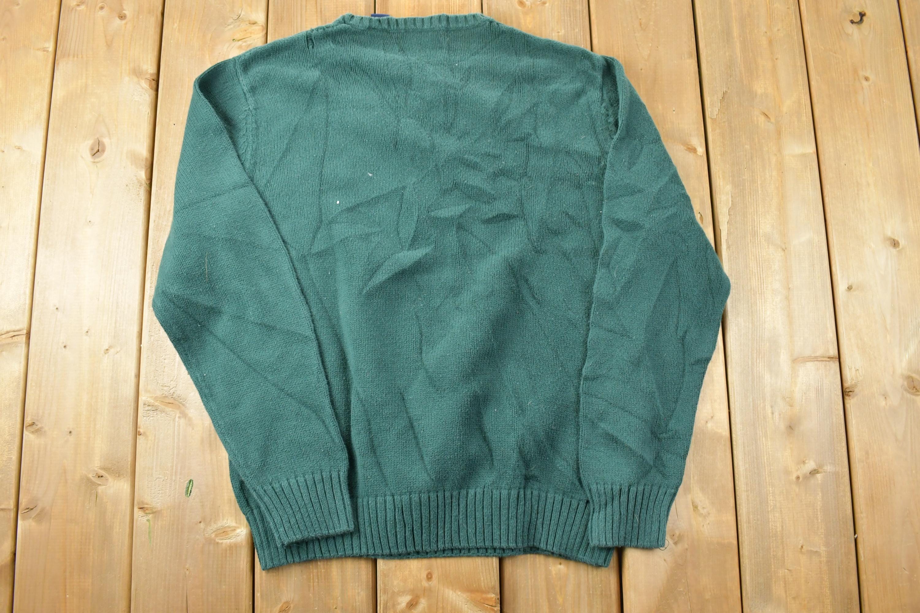Vintage 1990s Chaps Knit Crewneck Sweater