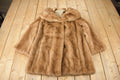 Vintage 1970s Brown Mink Fur Coat